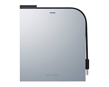 Amazon.co.jp: BUFFALO USB3.0 ポータブルDVDドライブ フラット